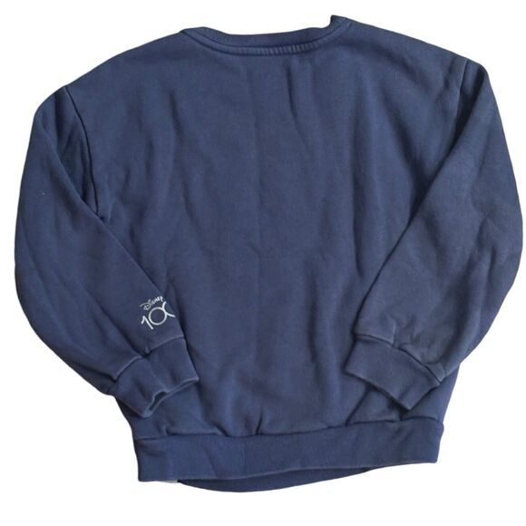 Gap Kids Disney Mickey Mouse Blue Iridescent Logo Sweatshirt Size 5 Toddler - Picture 2 of 7